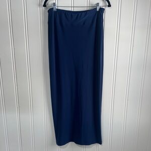 Sympli blue pull on pencil style Maxi Skirt Size 10